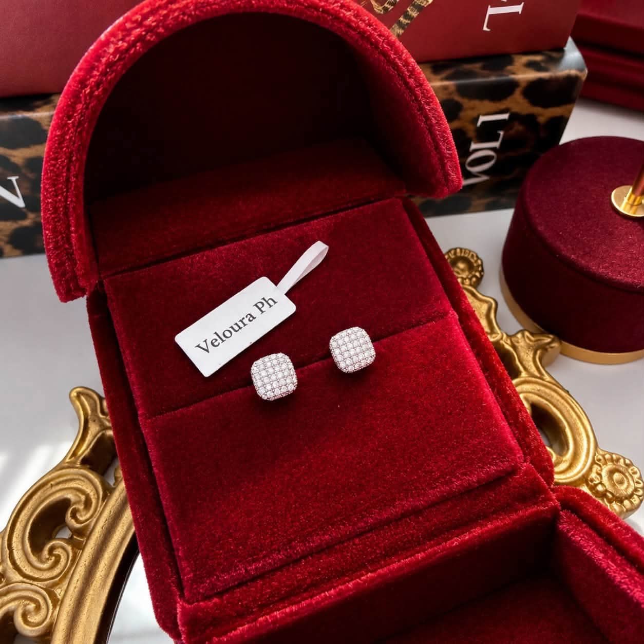 Monaco Pavé Studs